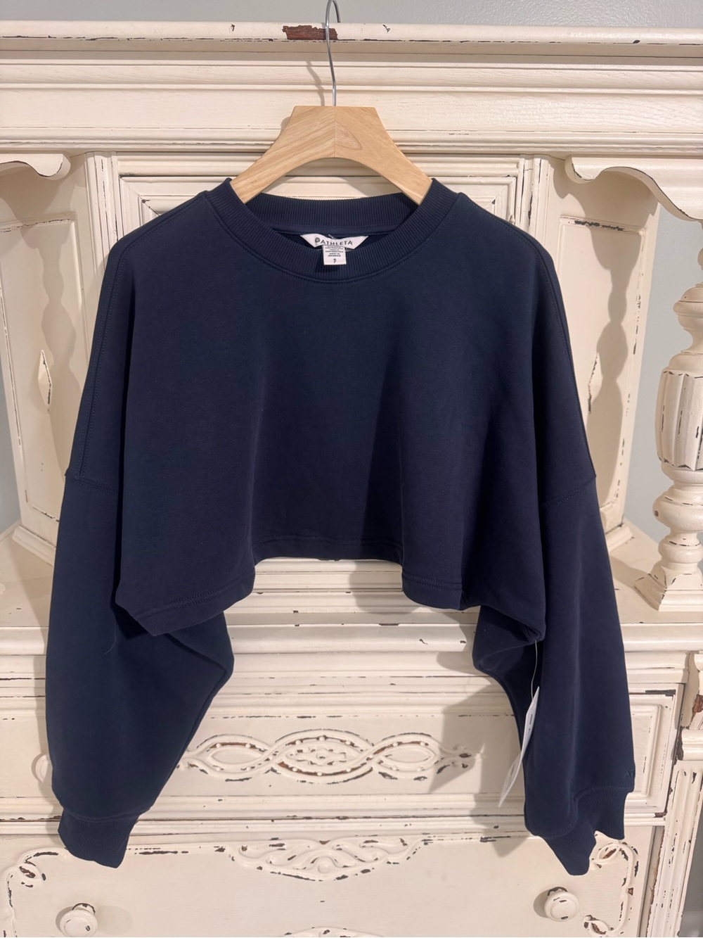 Athleta•SUPER CROPPED DOLMAN
HEAVY WEIGHT TERRY•Size S•NWT